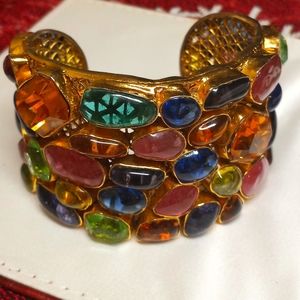 CHANEL GRIPOIX CUFF BRACELET SEASON 25